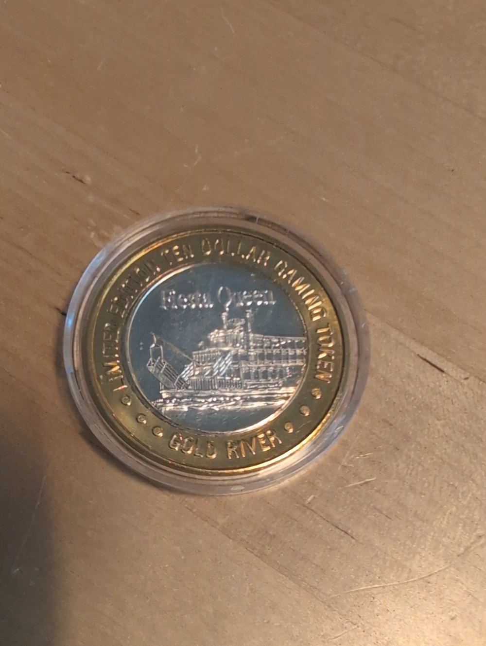 Limited Edition $10 Gaming Token From Gold River Casino